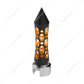 Thread-On Daytona Style Spike Gearshift Knob With LED 13/15/18 Speed Adapter - Black/Amber LED