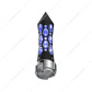 Thread-On Daytona Style Spike Gearshift Knob With LED 13/15/18 Speed Adapter - Black/Blue LED