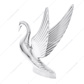 Die-Cast Swan Hood Ornament - Chrome