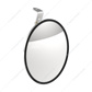 8-1/2" 430 Stainless Steel Convex Mirror With LED - Passenger