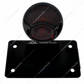 Black 1928 Ford Model A Style Tail Light Assembly With Horizontal Mounting Bracket For Motorcycle