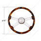 18" Flame Steering Wheel With Matching Flame Bezel