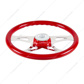 18" Boss Steering Wheel With Color Matching Horn Bezel - Indigo Red