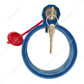 Heavy Duty Steel Blue King Pin Lock For 2" Diameter Kingpin