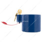 Heavy Duty Steel Blue King Pin Lock For 2" Diameter Kingpin