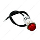 16 Amp 12V Red Warning Light w/ 1/2" Panel Mount and Leads 1 Pc.