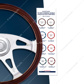 United Pacific Steering Wheel Display - Type X