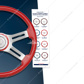 United Pacific Steering Wheel Display - Type XII